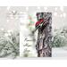 Christmas card with two pileated woodpecker nestlings and the message Peace, Hope, Joy... available at Cove Creek Photography.